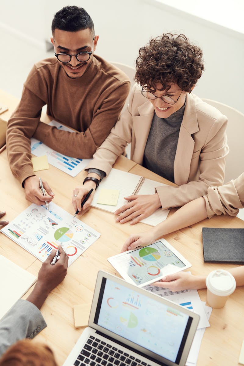 Nonprofit team meeting and collaboration